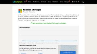 
                            7. Ist Microsoft down? - Aktuelle Störungen und Probleme - NETZWELT