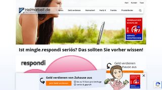 
                            4. Ist mingle.respondi seriös? Das sollten Sie vorher wissen! | Heimarbeit ...