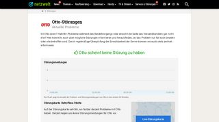 
                            8. Ist Otto down? - Aktuelle Störungen und Probleme - NETZWELT