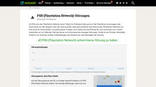 
                            7. Ist PSN (Playstation Network) down? - Aktuelle Störungen und ...