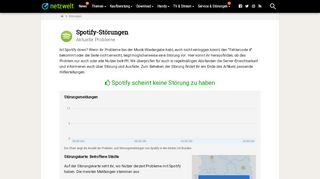 
                            9. Ist Spotify down? - Aktuelle Störungen und Probleme - NETZWELT