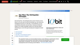 
                            12. Ist Star Wars: The Old Republic down? - Aktuelle Störungen und ...
