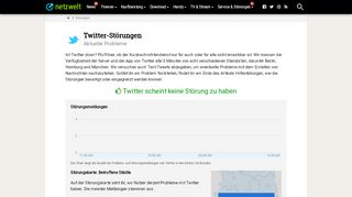 
                            8. Ist Twitter down? - Aktuelle Störungen und Probleme - NETZWELT