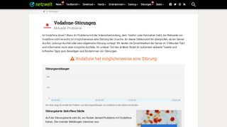 
                            10. Ist Vodafone down? - Aktuelle Störungen und Probleme - NETZWELT