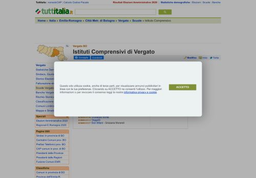 
                            11. Istituti Comprensivi nel comune di Vergato BO - Tuttitalia