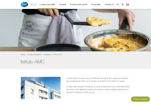 
                            7. Istituto AMC - Chi siamo - Set di cottura AMC, pentole & padelle per un ...