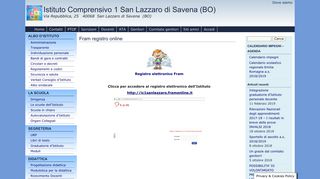 
                            5. Istituto Comprensivo 1 San Lazzaro di Savena (BO) » Fram registro ...