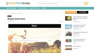 
                            9. iStock Overview - Stock Photo Guides