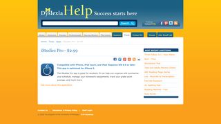 
                            7. iStudiez Pro - $2.99 | Dyslexia Help at the University of Michigan