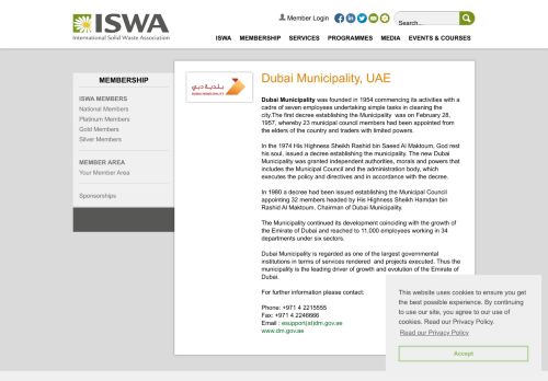 
                            11. ISWA: Profile Dubai Municipality