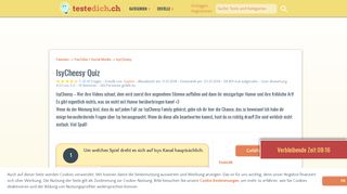 
                            9. IsyCheesy Quiz - Teste-dich