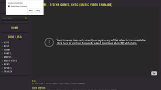 
                            12. It Ain't Me - Selena Gomez, Kygo (Music Video FanMade) - IcuTube.co