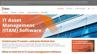 
                            6. IT Asset Management (ITAM) Software - BMC Software