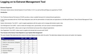 
                            1. IT Authorize EP-Logging on to Extranet Management Tool (EMT)