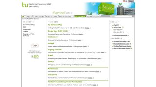 
                            9. IT-Dienste - im ServicePortal der TU Dortmund
