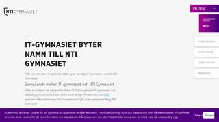 
                            12. IT-Gymnasiet - NTI Gymnasiet