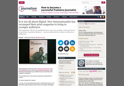 
                            12. It is not all about digital: New Internationalist has revamped their print ...