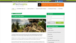 
                            6. IT Jobs in the Army | Technojobs UK