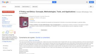 
                            8. IT Policy and Ethics: Concepts, Methodologies, Tools, and ... - Resultado de Google Books