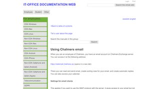 
                            2. it-portal | CDALinux / Using Chalmers email