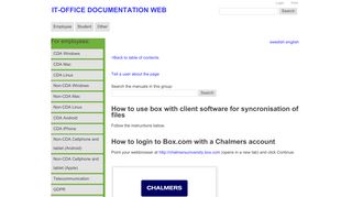 
                            12. it-portal | NonCDAMac / How to use box with client ... - Chalmers