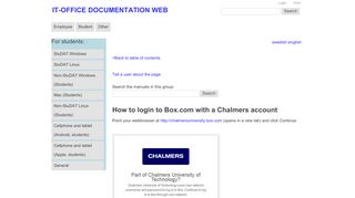 
                            4. it-portal | StuDATLinux / How to login to Box.com with a Chalmers ...