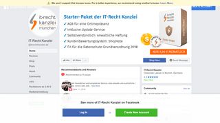 
                            4. IT-Recht Kanzlei - Home | Facebook