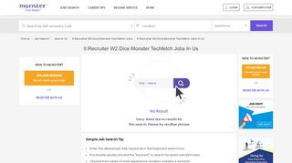 
                            10. It Recruiter W2 Dice Monster Techfetch Jobs in Us (Feb 2019 ...