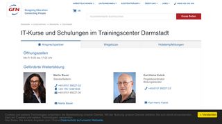 
                            3. IT-Schulungen - GFN AG am Standort Darmstadt