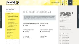 
                            7. IT-Services für Studierende - FH CAMPUS 02