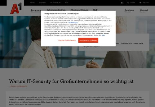 
                            12. IT-Sicherheit – Befragung durch SORA Institut | A1.net