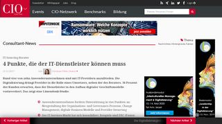 
                            6. IT-Sourcing-Berater: 4 Punkte, die der IT-Dienstleister können muss ...