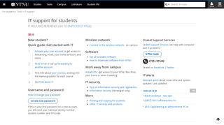 
                            10. IT support (for students) - innsida.ntnu.no