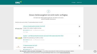 
                            8. IT-Systemadministrator (m/w/d) in Berlin | XING Jobs