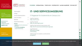 
                            1. IT- und Serviceumgebung - Campus Linz - FH OOE