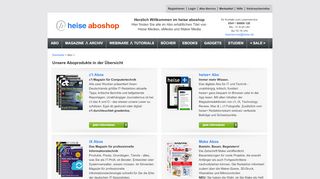 
                            6. IT und Technologie Zeitschriften Abos direkt vom Verlag | shop ...