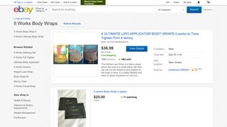 
                            8. It Works Body Wrap: Weight Loss Patches | eBay