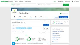 
                            11. It Works! Global Reviews | Glassdoor