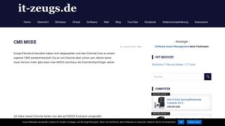 
                            12. it-zeugs.de: CMS MODX