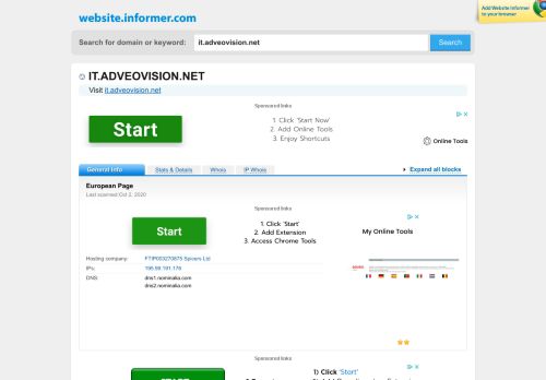 
                            10. it.adveovision.net at WI. ADVEOvision: LOGIN - Website Informer