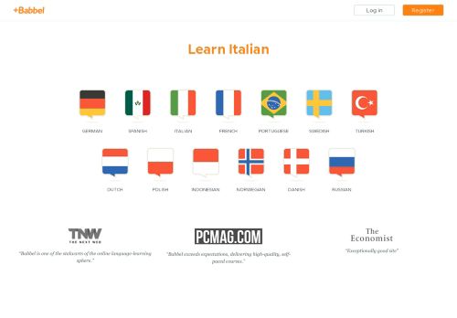 
                            1. Italian - Babbel.com