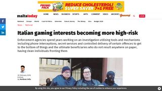 
                            4. Italian gaming interests becoming more high-risk - MaltaToday