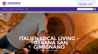 
                            12. Italien Local Living – Toskana San Gimignano in Italien, Europa - G ...