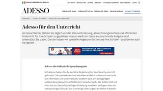 
                            8. Italienisch für den Unterricht | Adesso Sprachmagazin - Adesso Online