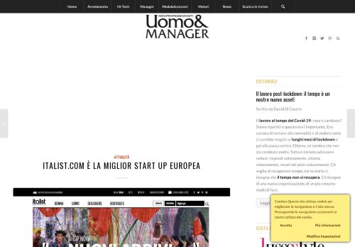 
                            11. italist.com è la miglior start up europea | Uomo&Manager: punto di ...