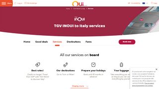 
                            7. Italo: enjoy Wi-fi and live TV during your travel - OUI - OUI.sncf
