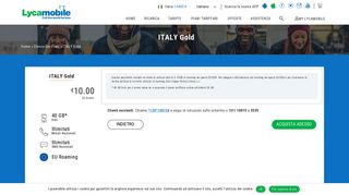 
                            9. ITALY Gold - Lycamobile