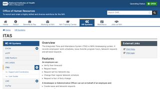 
                            6. ITAS login | Office of Human Resources - NIH HR