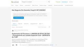 
                            13. Itaú Seguros S/a Garantec Cnpj:61.557.039/0001 - JusBrasil
