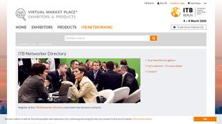 
                            3. ITB Berlin - ITB Networking - ITB Virtual Market Place